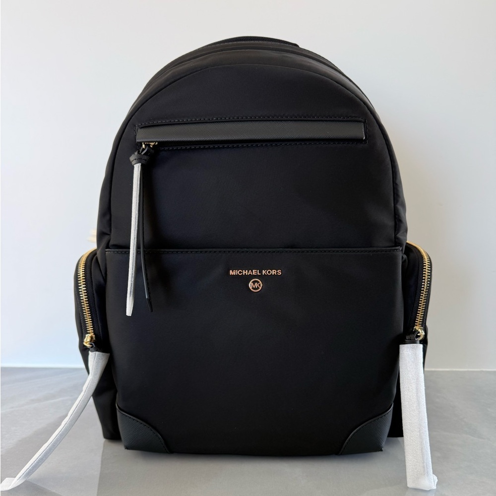 Michael Kors Prescott Large Nylon Gabardine Backpack NWT